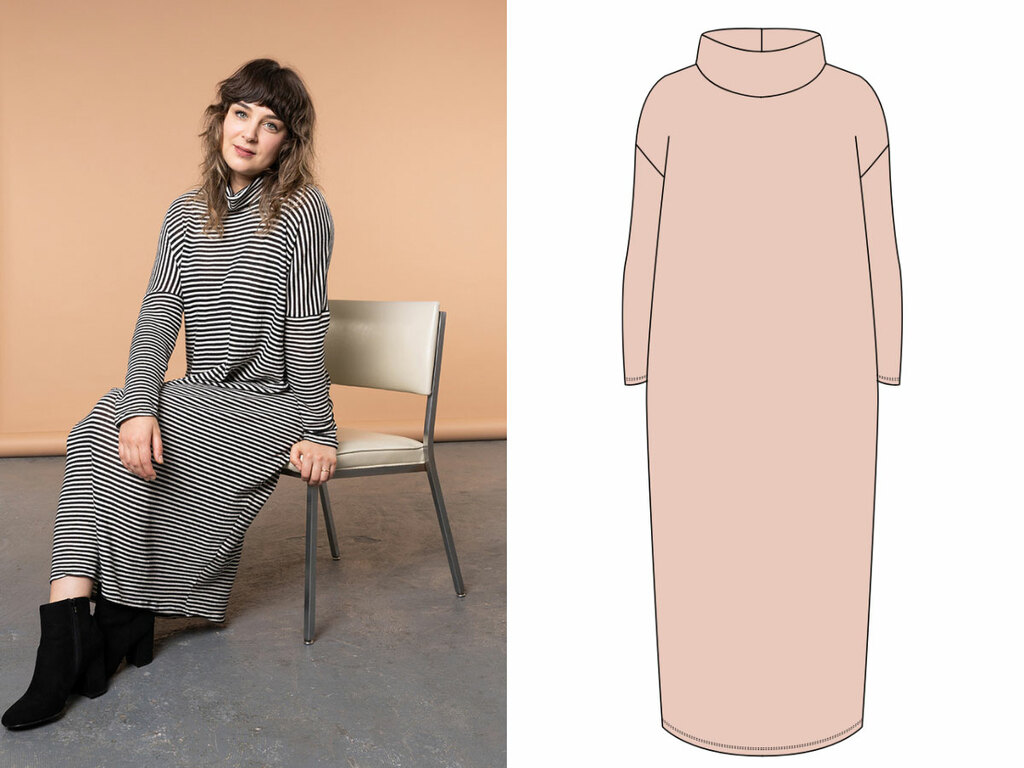 The Devon dress sewing pattern