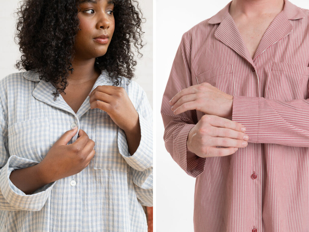 close-up of leif pajama pattern