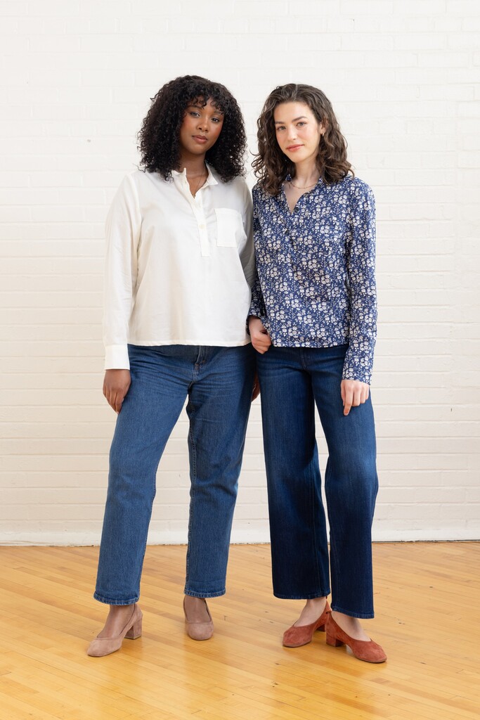 Women wearing Thyme shirts