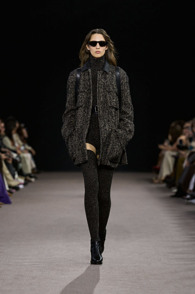 Wool chore coat showing elevated fabric choice in casual silhouette