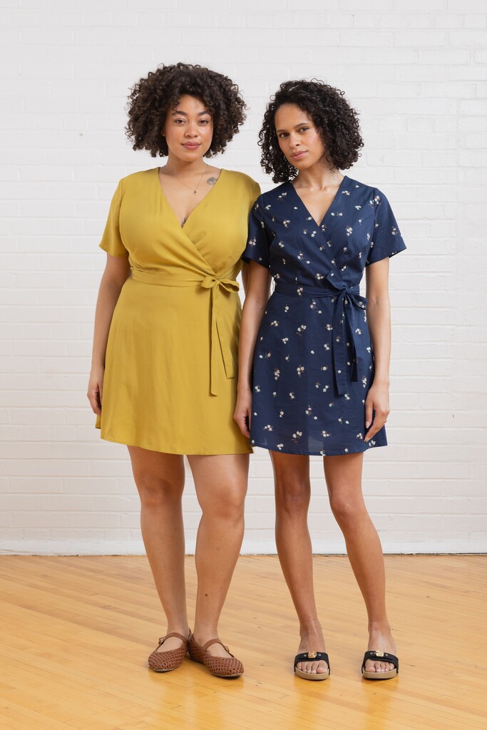 Women modeling Posie dresses