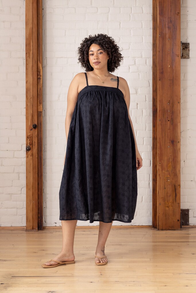 Marigold dress on Tambrie, front view