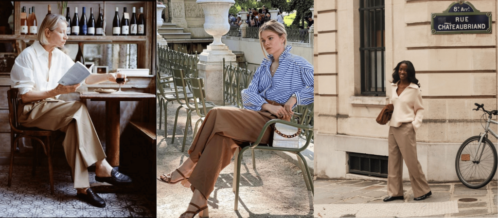 Wide legged pants photo from Sarai's Paris Pinterest board