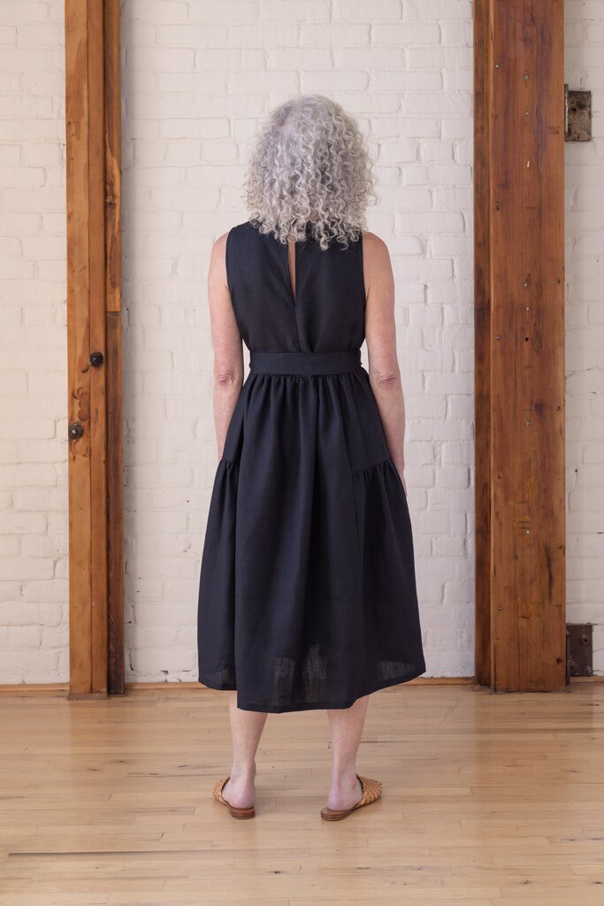 Rosemary dress on Shannon, back view