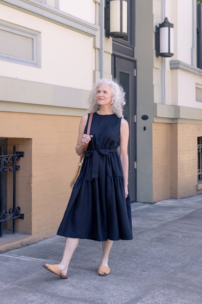 Rosemary dress on Shannon, front view
