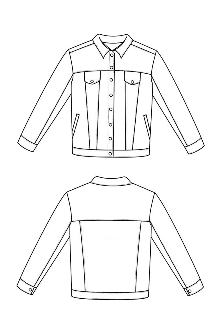 The Audrey sewing pattern, from Seamwork