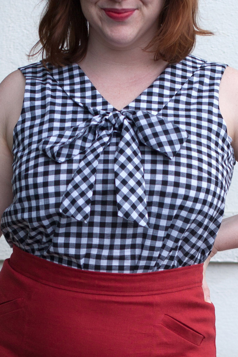 The Addison Top Bonus sewing pattern, from Seamwork