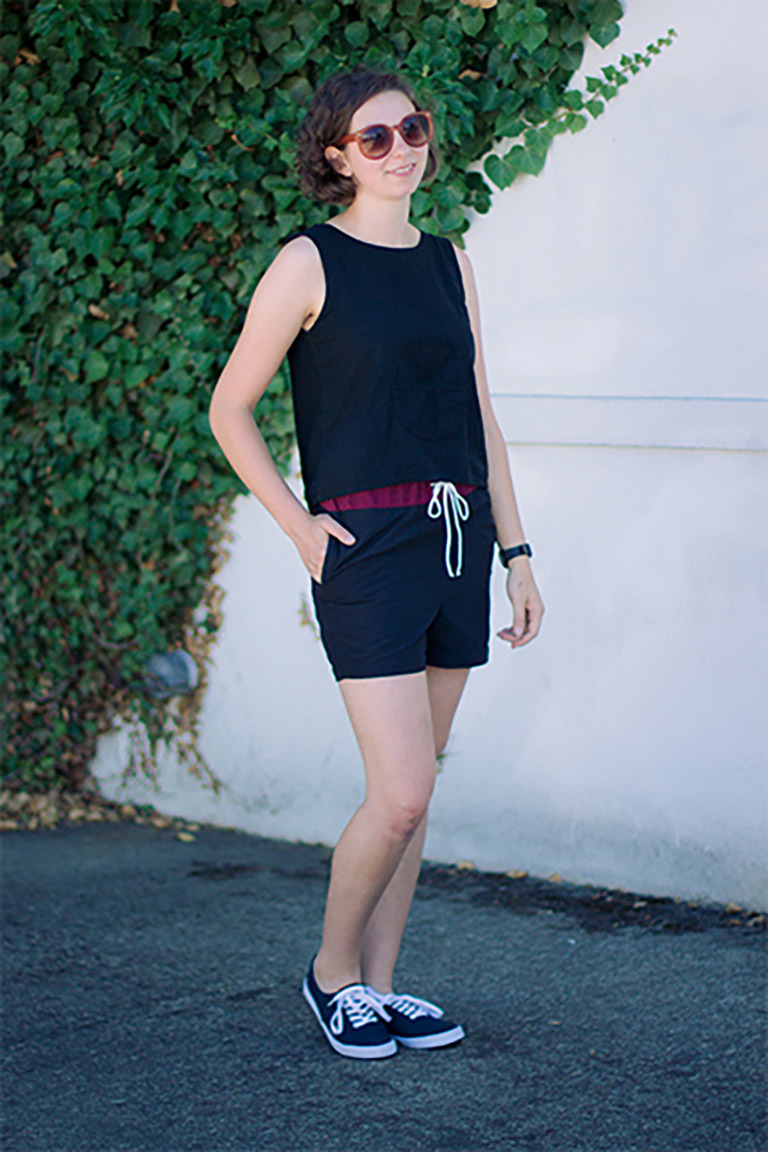 The Harrington Shorts Bonus sewing pattern, from Seamwork