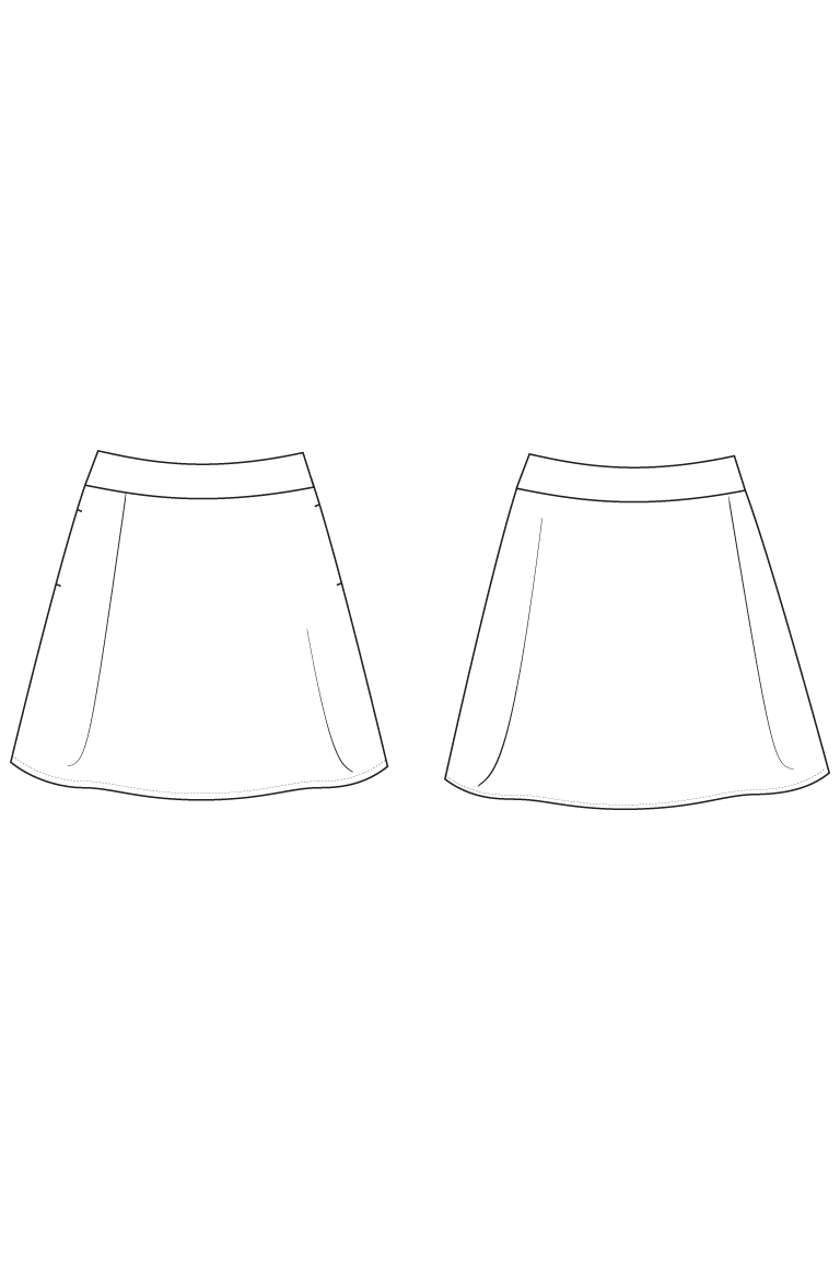 The Margo Skirt Bonus sewing pattern, from Seamwork