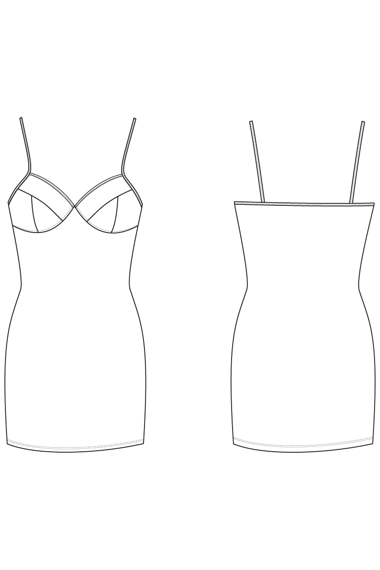 The Ariane Bodysuit Bonus sewing pattern, from Seamwork