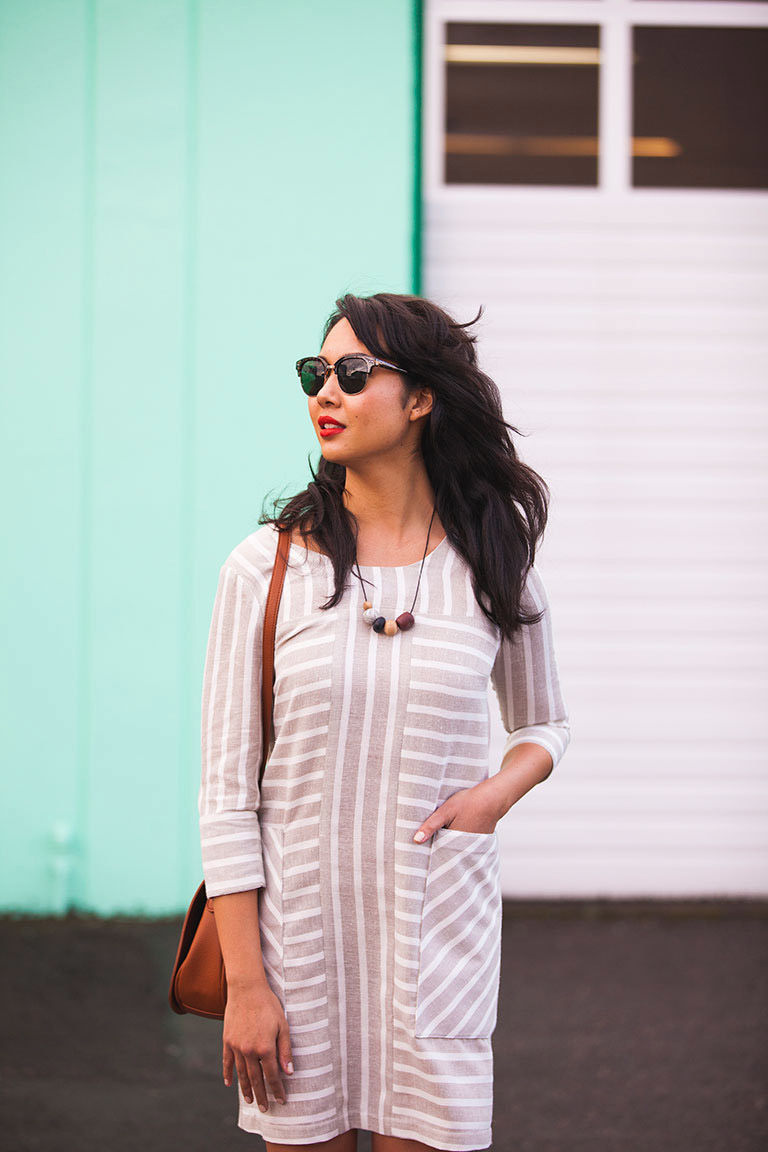 The Sonya Dress Bonus sewing pattern, from Seamwork