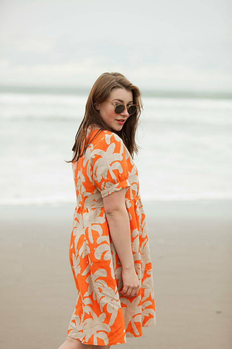 The Reggie Wrap Dress Bonus sewing pattern, from Seamwork