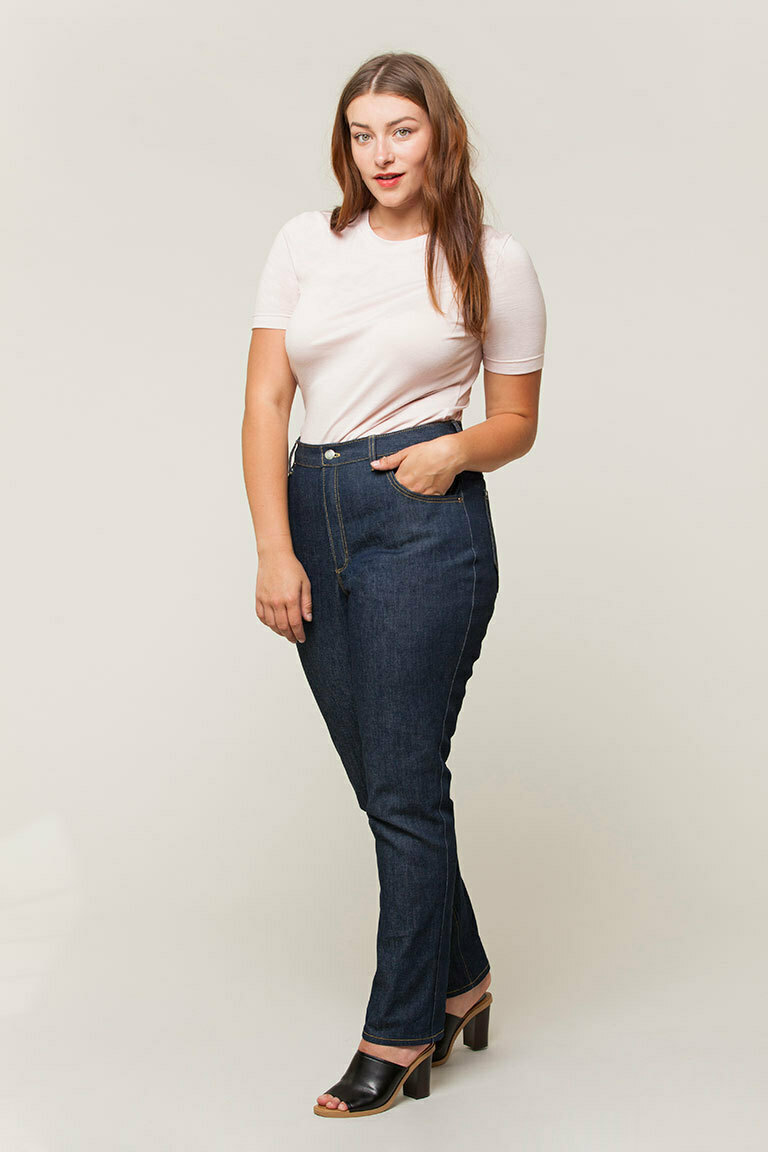 The Tessa Jeans Bonus sewing pattern, from Seamwork
