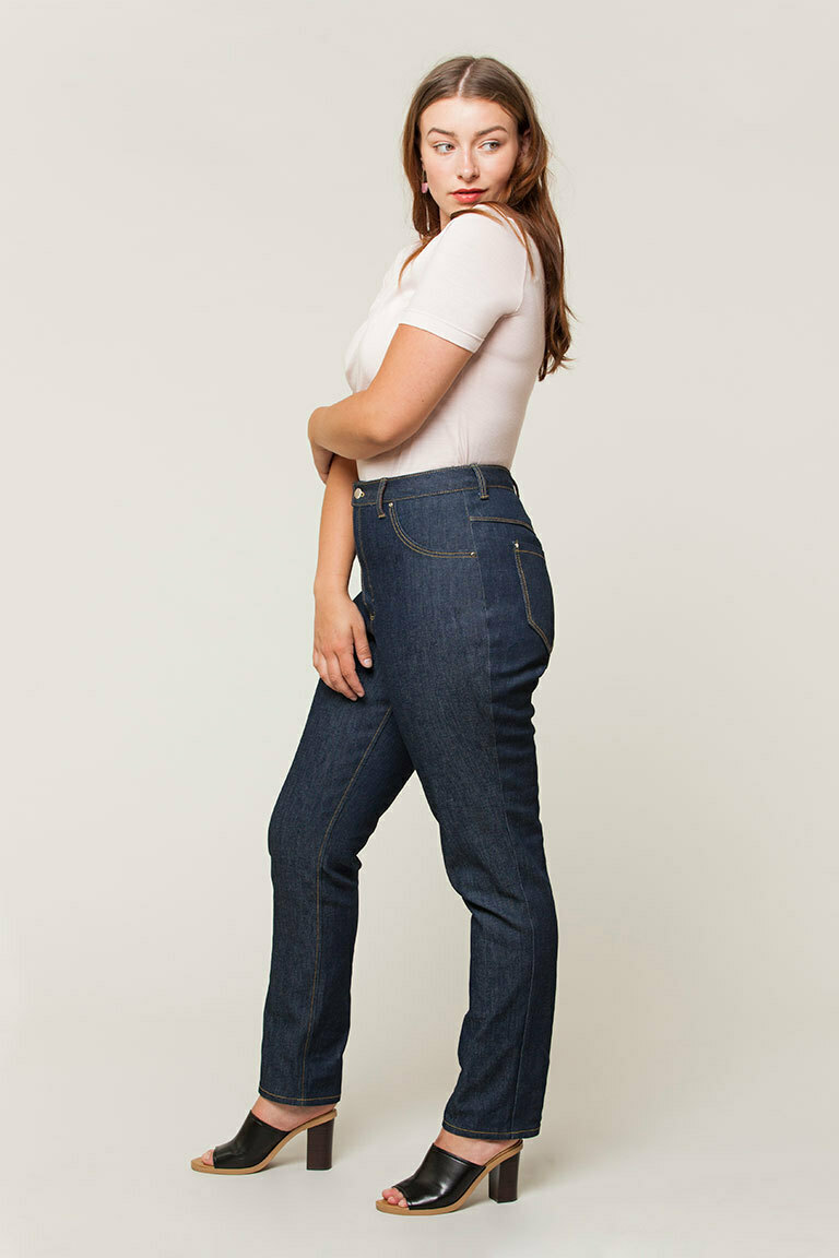The Tessa Jeans Bonus sewing pattern, from Seamwork