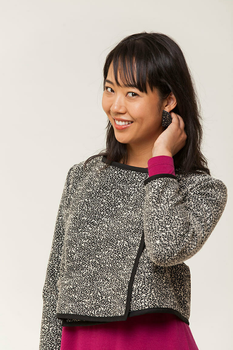 The Lilliana Jacket Bonus sewing pattern, from Seamwork