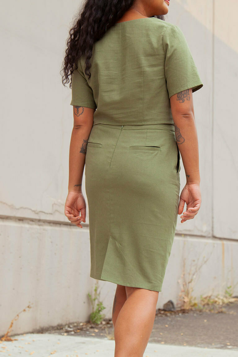 The Christina Skirt Bonus sewing pattern, from Seamwork