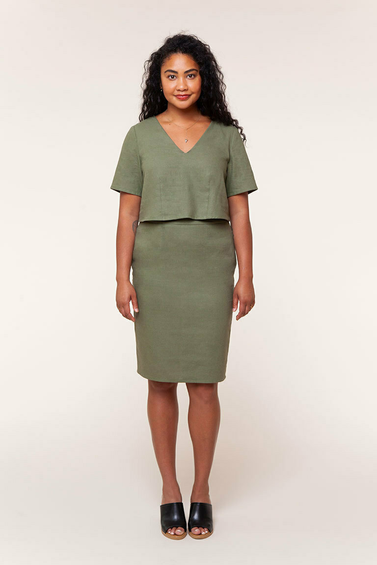 The Christina Skirt Bonus sewing pattern, from Seamwork