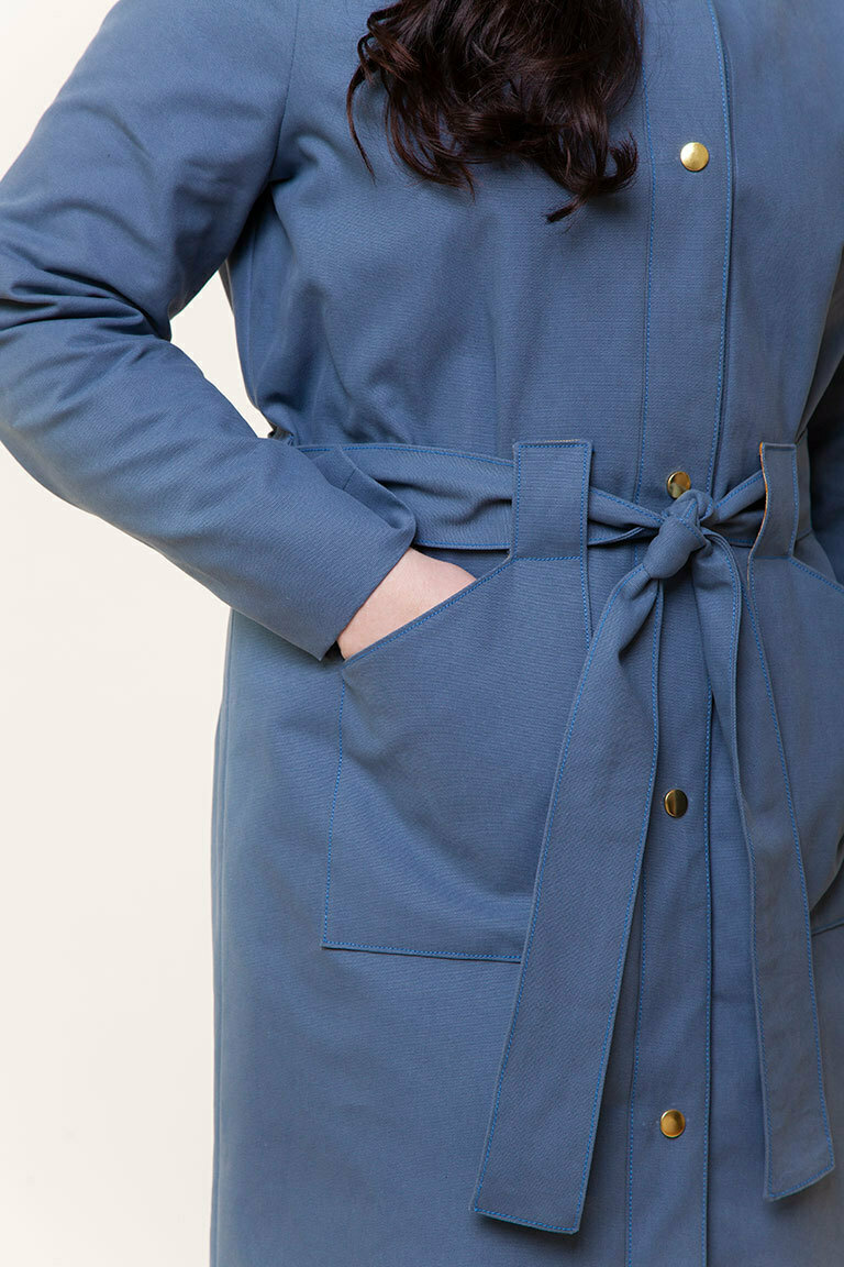 The Francis Coat Bonus sewing pattern, from Seamwork