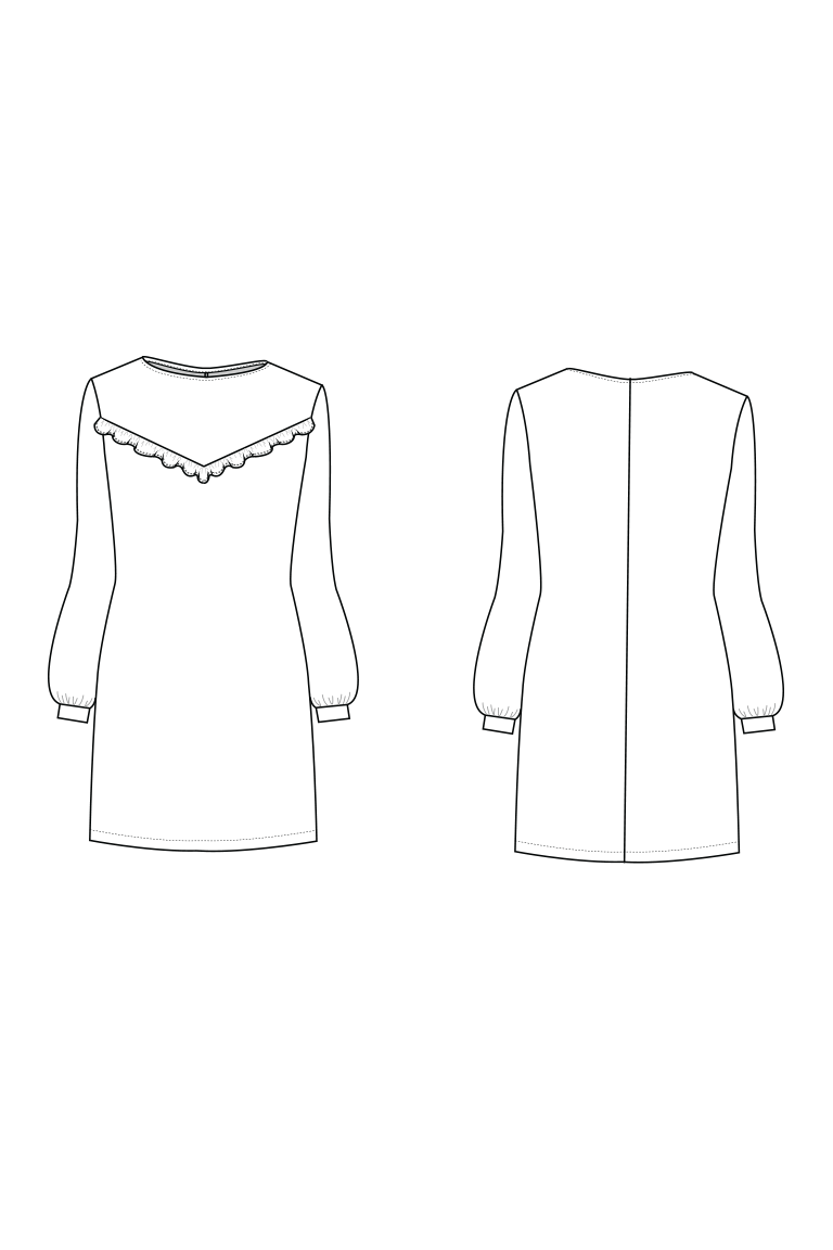 The Brit Dress Bonus sewing pattern, from Seamwork