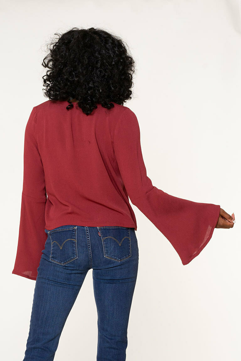 The Emmie Blouse Bonus sewing pattern, from Seamwork