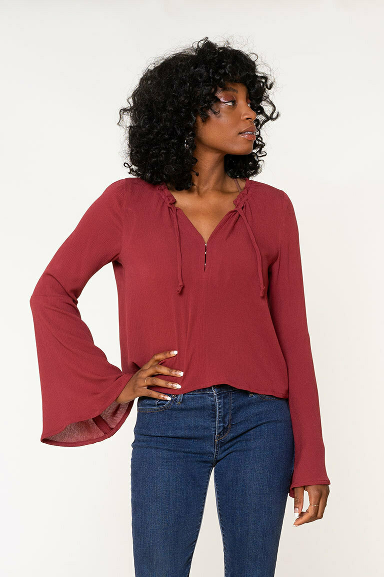 The Emmie Blouse Bonus sewing pattern, from Seamwork