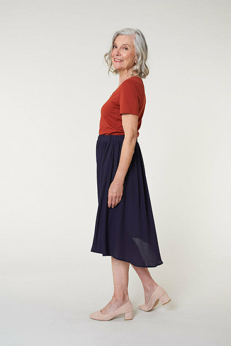 The Dezi Skirt Bonus sewing pattern, from Seamwork