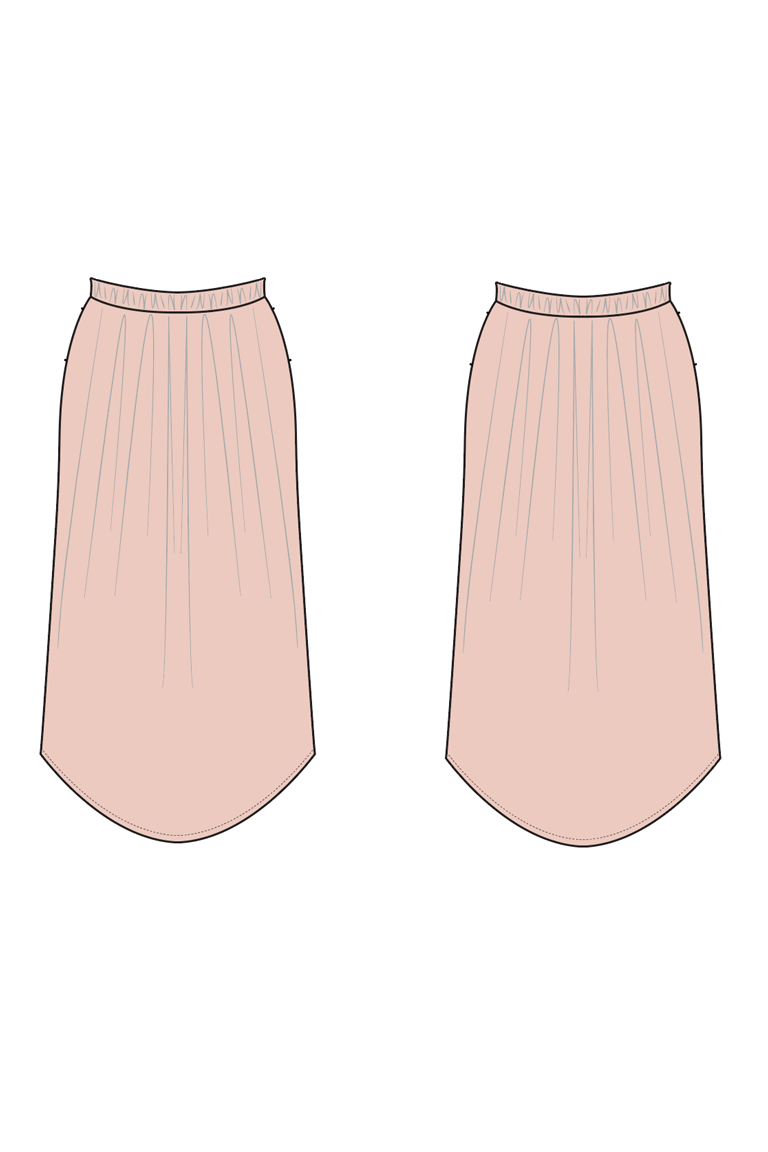 The Dezi Skirt Bonus sewing pattern, from Seamwork
