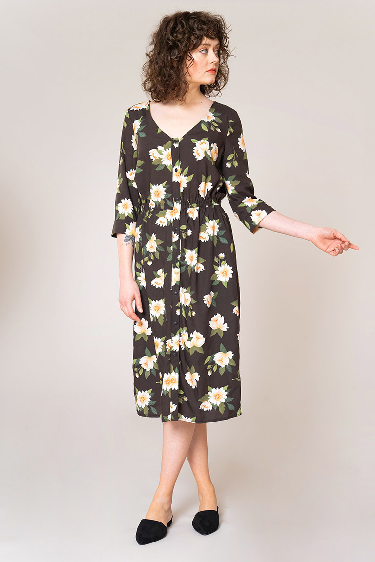 The Bertie Dress Bonus sewing pattern, from Seamwork