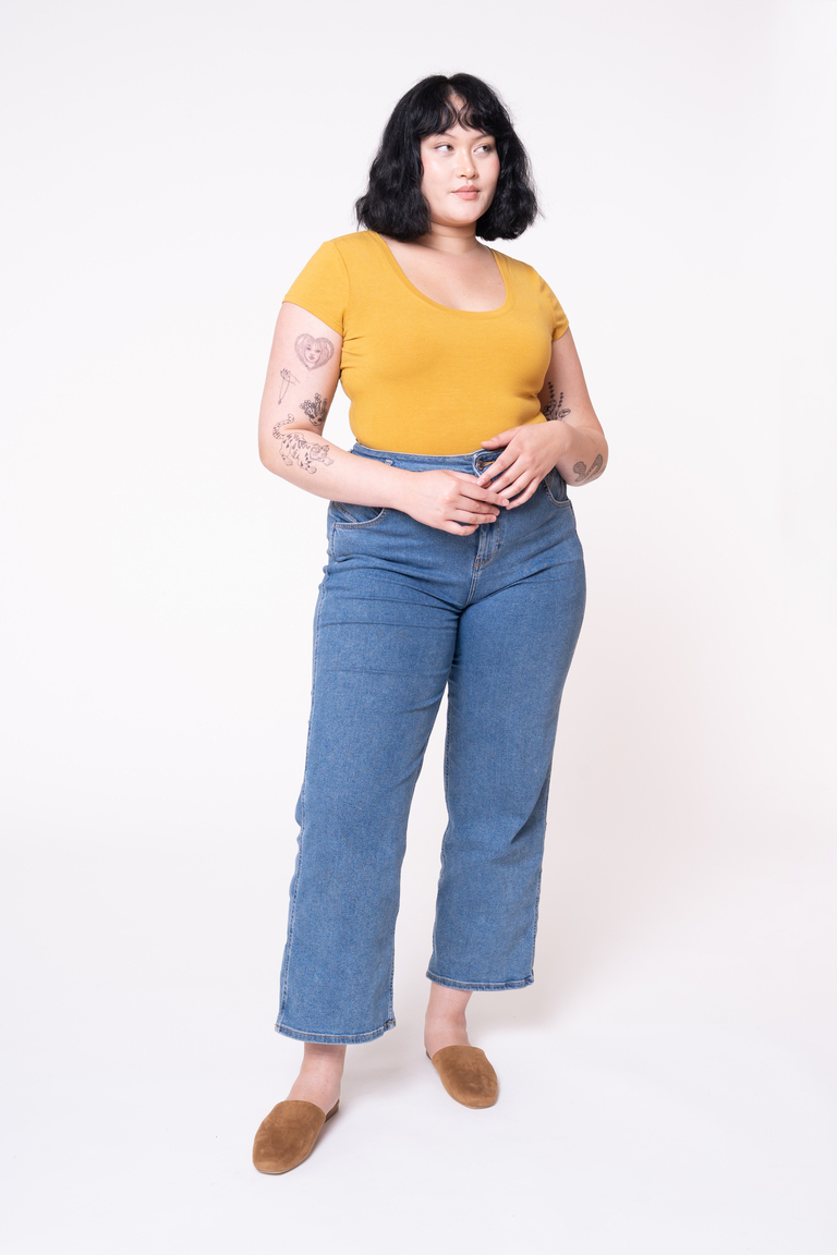 The Orlando T-shirt Bonus sewing pattern, from Seamwork
