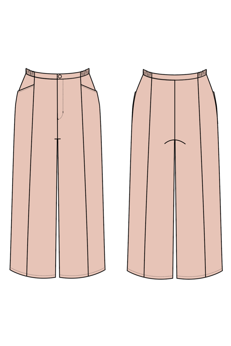 The Dorian Shorts Bonus sewing pattern, from Seamwork