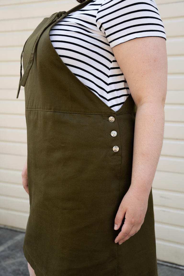 The Beckett Jumpsuit Bonus sewing pattern, from Seamwork
