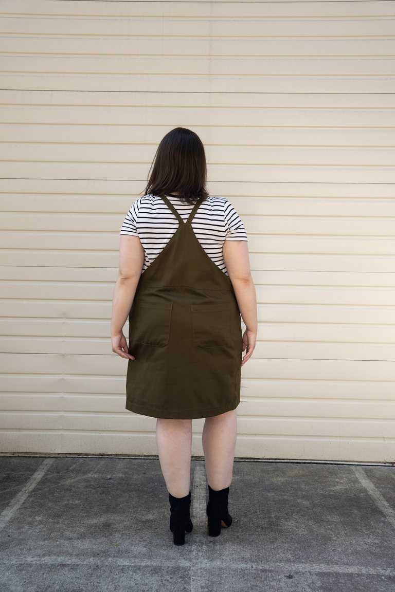 The Beckett Jumpsuit Bonus sewing pattern, from Seamwork