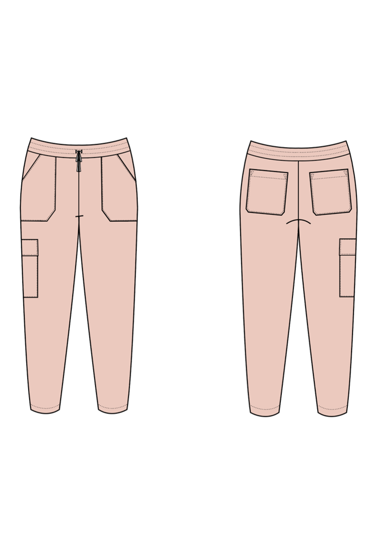 The Witt Pants Bonus sewing pattern, from Seamwork