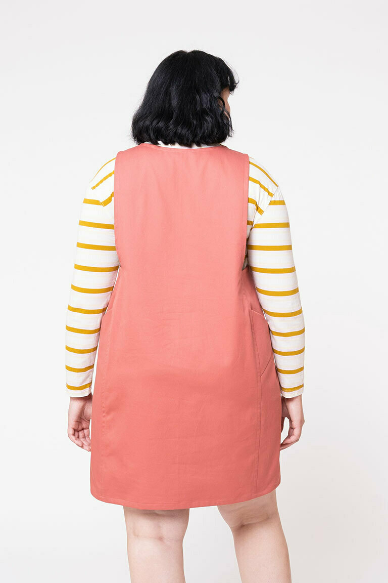 The Knox Pinafore Bonus sewing pattern, from Seamwork