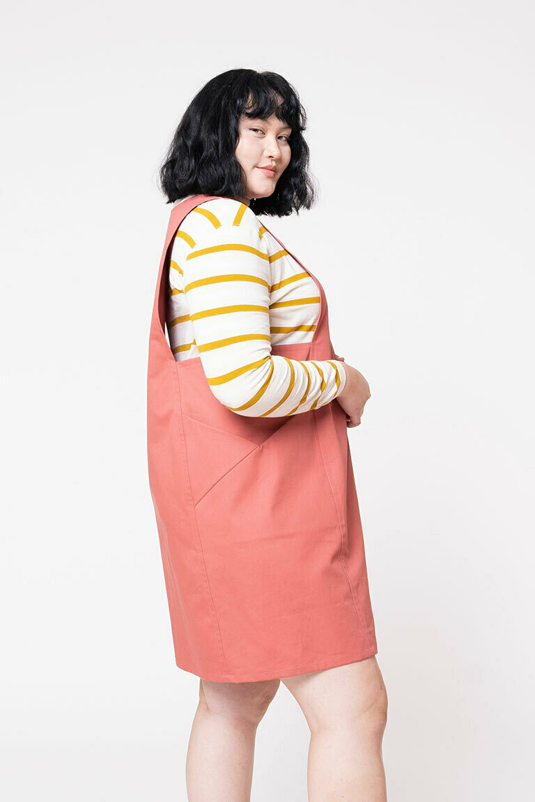 The Knox Pinafore Bonus sewing pattern, from Seamwork