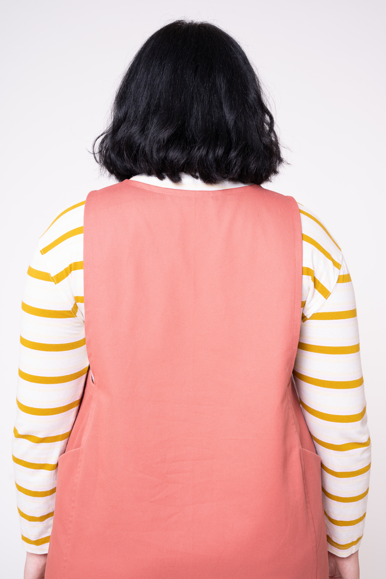 The Knox Pinafore Bonus sewing pattern, from Seamwork