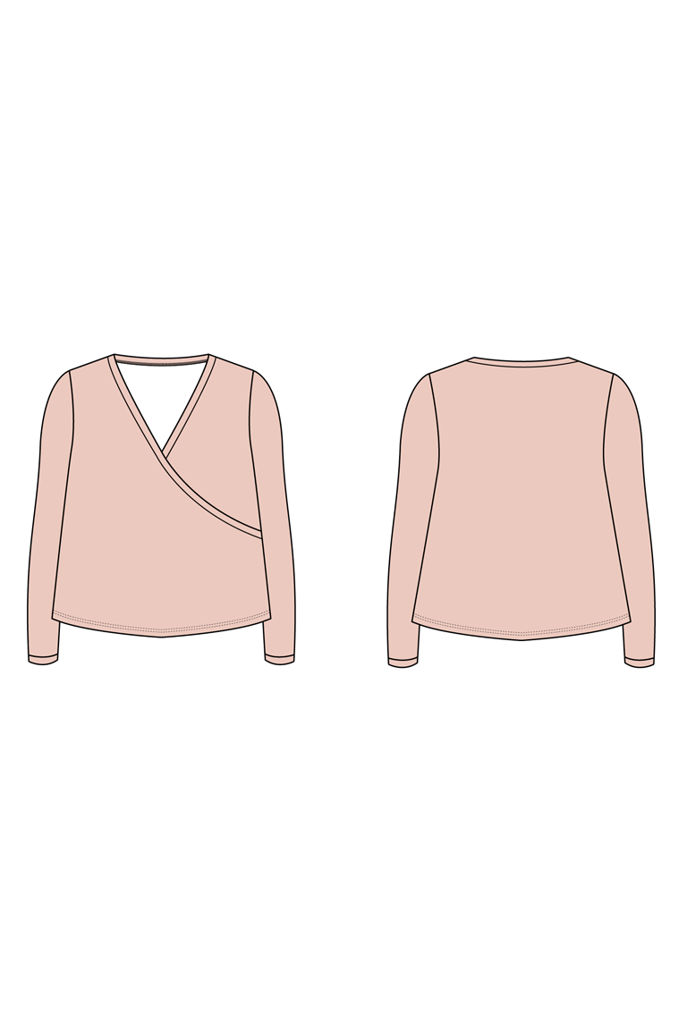 The Hollis Sweater Bonus sewing pattern, from Seamwork