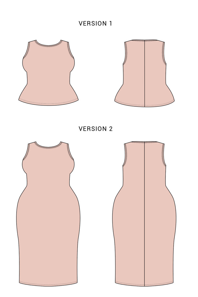 The Aaronica sewing pattern, from Seamwork