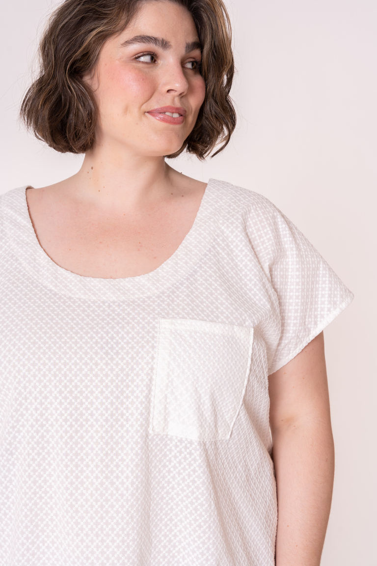 The Hansie Top Bonus sewing pattern, from Seamwork
