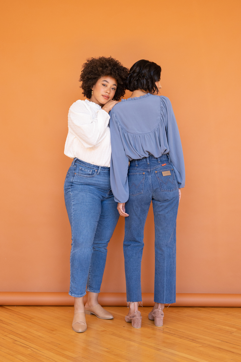 The Aims Blouse Bonus sewing pattern, from Seamwork