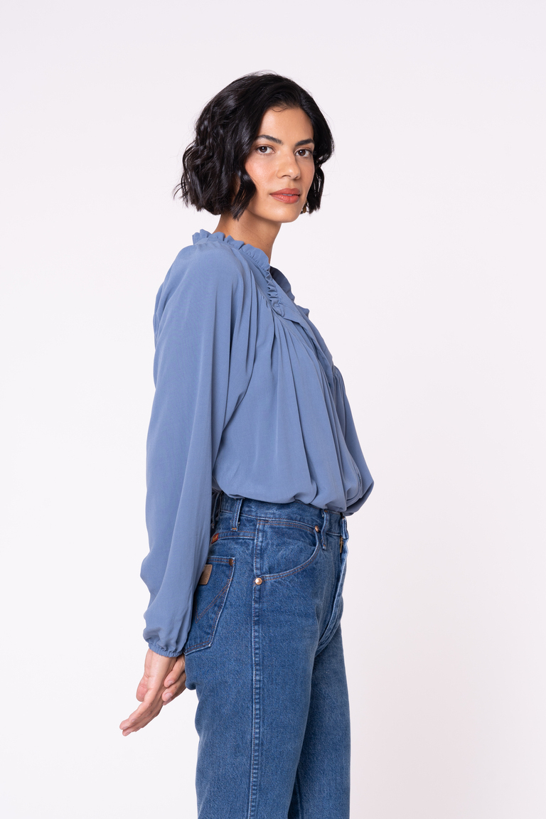 The Aims Blouse Bonus sewing pattern, from Seamwork