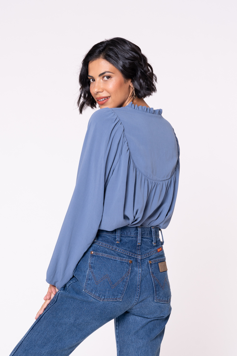 The Aims Blouse Bonus sewing pattern, from Seamwork