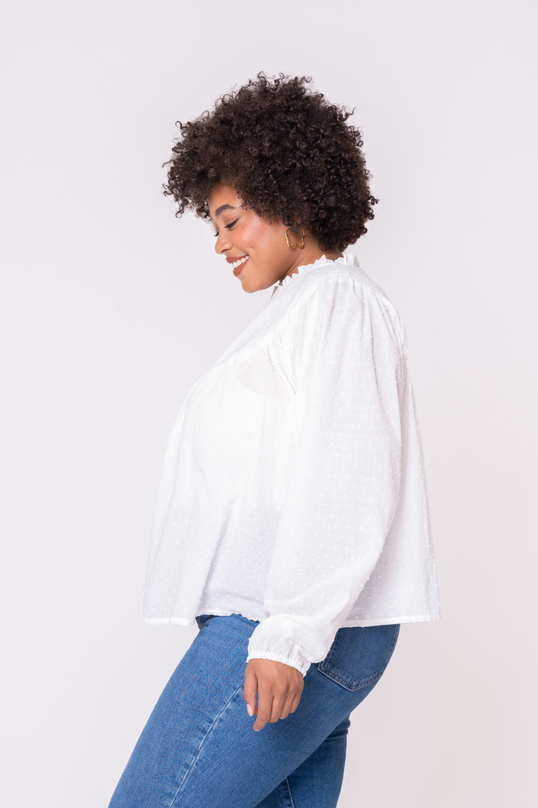 The Aims Blouse Bonus sewing pattern, from Seamwork
