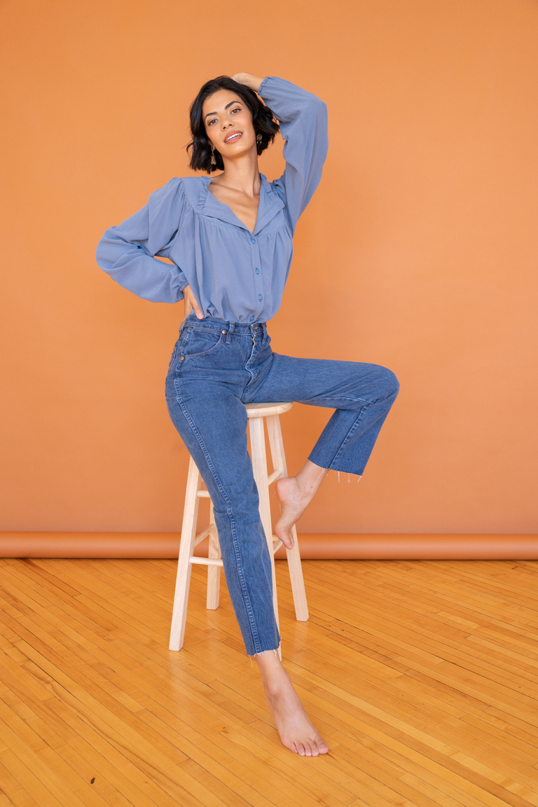 The Aims Blouse Bonus sewing pattern, from Seamwork