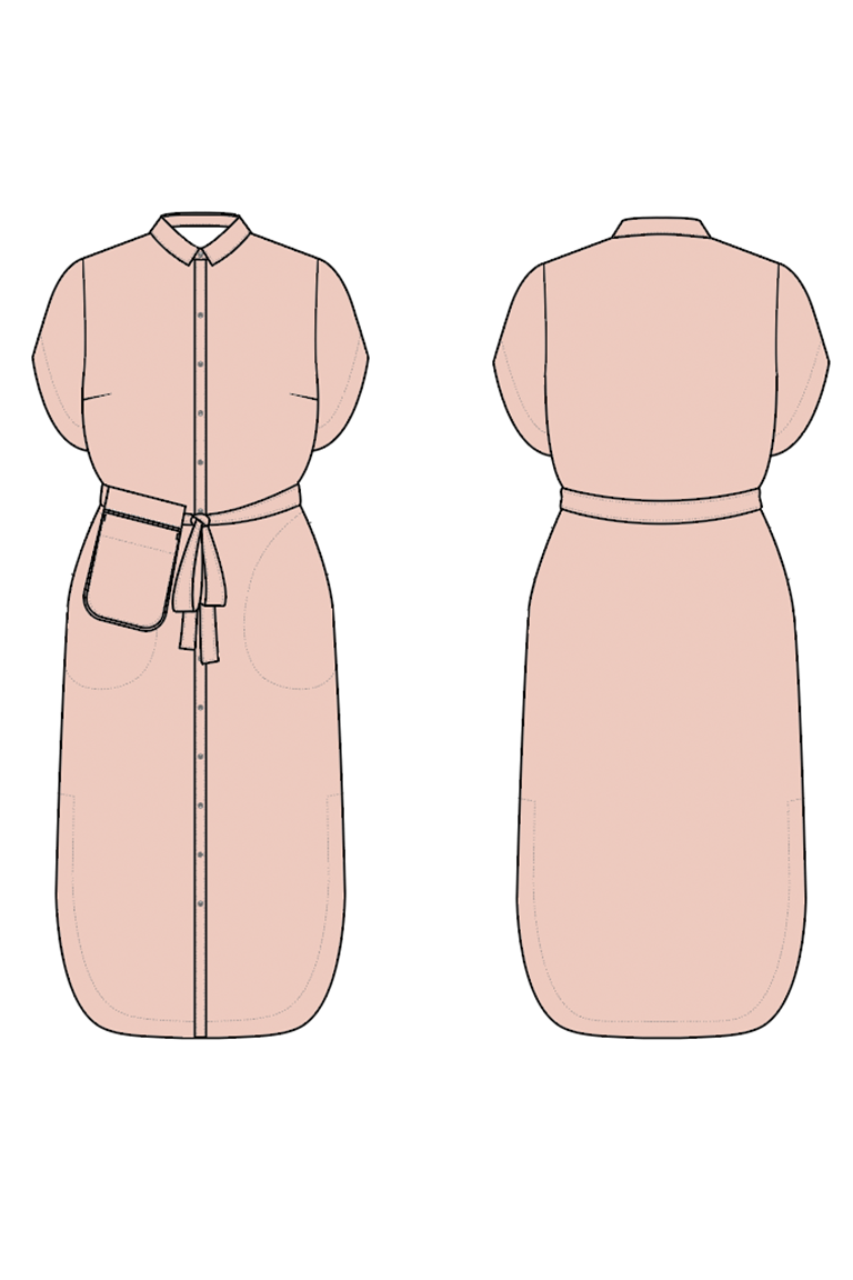 The Porter Dress Bonus sewing pattern, from Seamwork