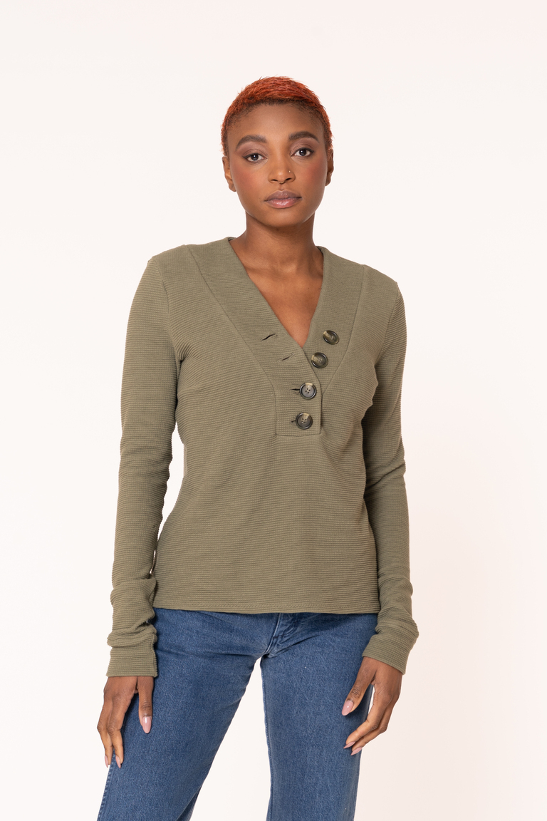 The Vicky Sweater Bonus sewing pattern, from Seamwork