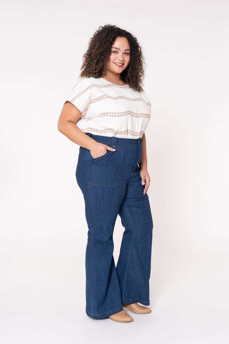 The Chelsea Jeans Bonus sewing pattern, from Seamwork