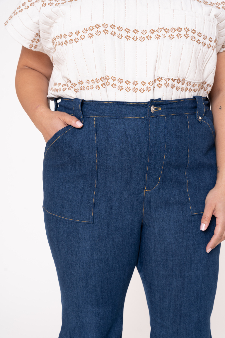 The Chelsea Jeans Bonus sewing pattern, from Seamwork