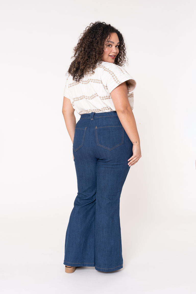 The Chelsea Jeans Bonus sewing pattern, from Seamwork