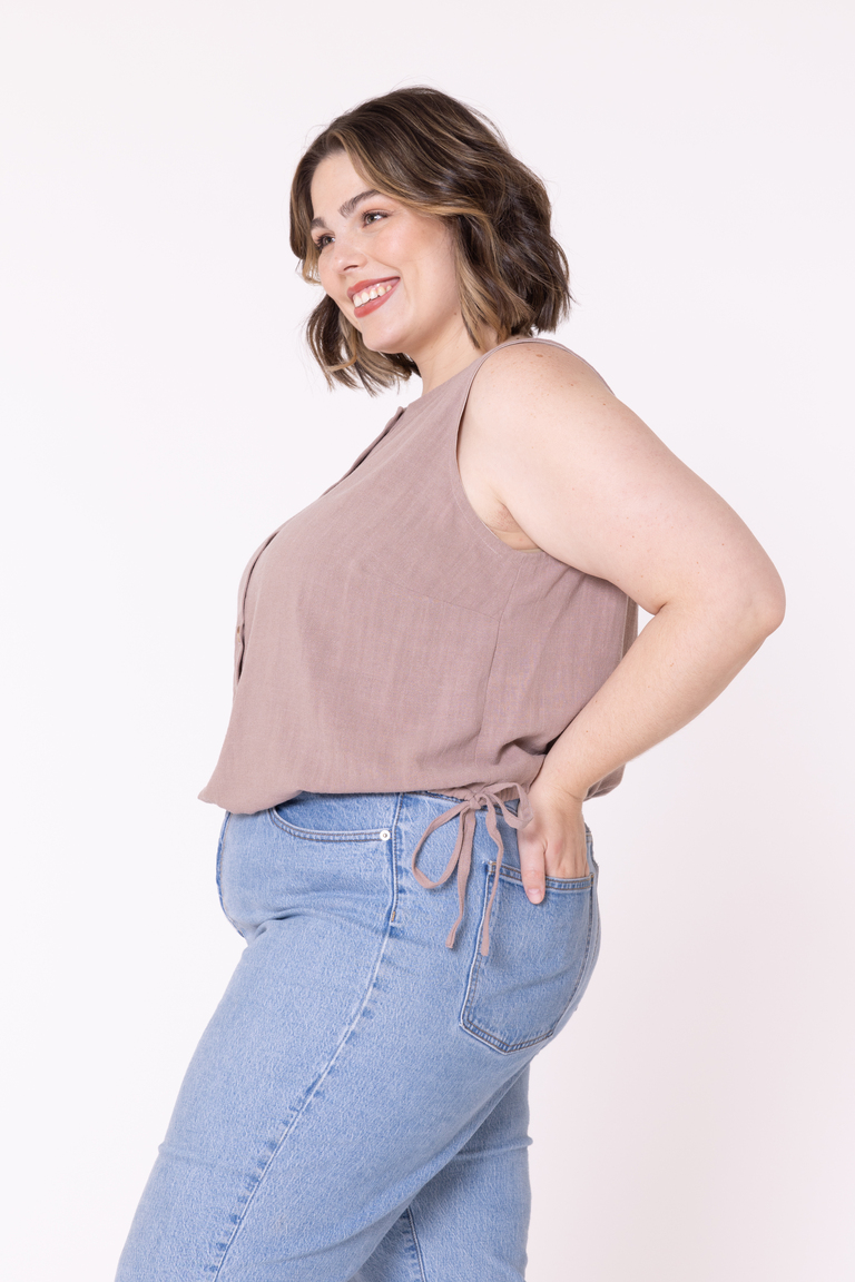 The Riley Top Bonus sewing pattern, from Seamwork